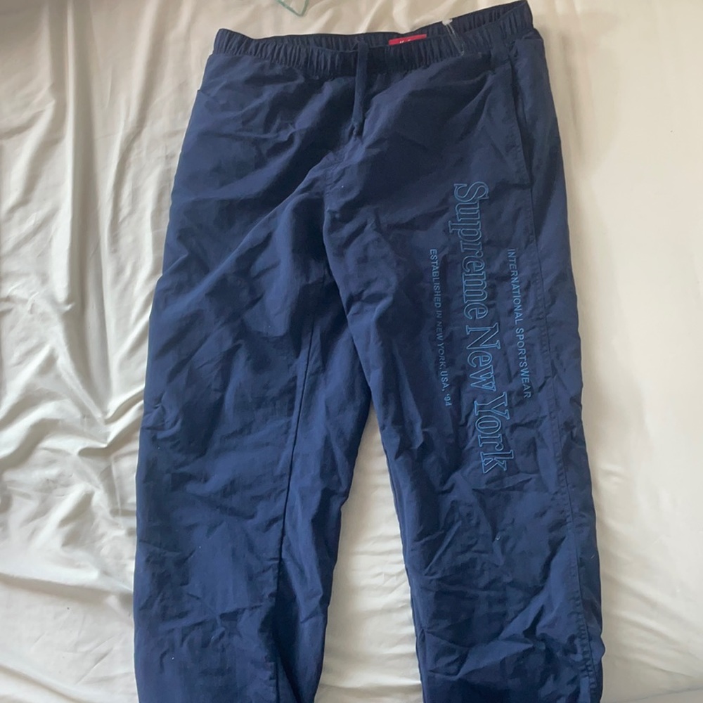 Supreme side logo sweatpants